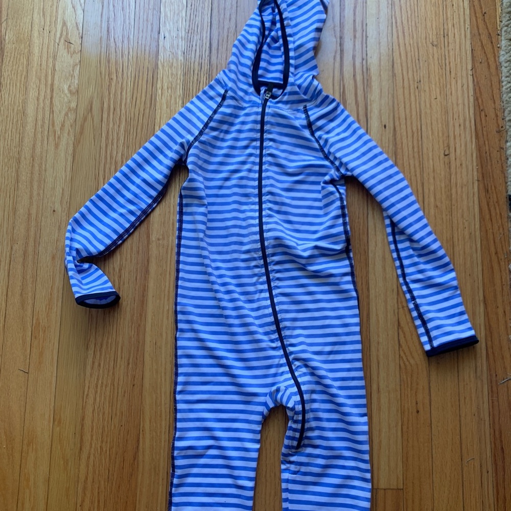 Coolibar hooded swimsuit rash guard 18-24 months